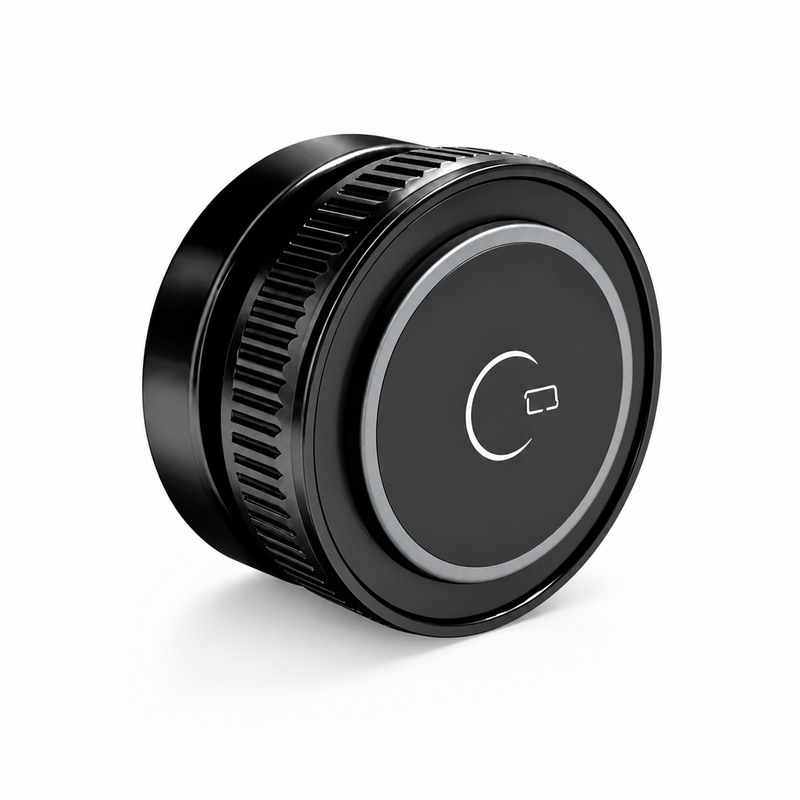 Compact round RFID hotel lock